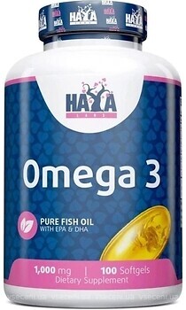 Фото Haya Labs Omega-3 1000 мг 100 капсул