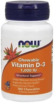 Фото Now Foods Vitamin D3 1000 IU 180 таблеток