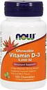 Фото Now Foods Vitamin D3 5000 IU 120 таблеток