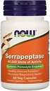 Фото Now Foods Serrapeptase 60 000 SPU 60 капсул (02973)