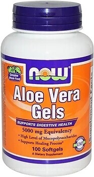 Фото Now Foods Aloe Vera 5000 мг 100 капсул