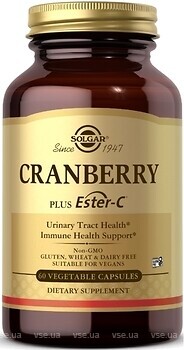 Фото Solgar Cranberry Plus Ester-C 60 капсул