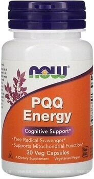 Фото Now Foods PQQ Energy 30 капсул (3168)