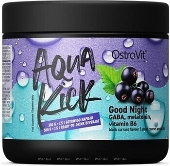 Фото OstroVit Aqua Kick Good Night со вкусом черной смородины 300 г