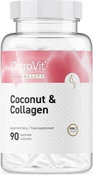 Фото OstroVit Marine Collagen & MCT Oil from Coconut 90 капсул