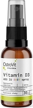 Фото OstroVit Pharma Vitamin D3 400 Baby Spray 30 мл
