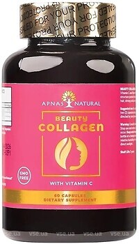 Фото Apnas Natural Beauty Beauty Collagen + Vitamin C 60 капсул