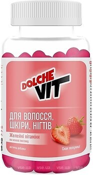 Фото Dolche Vit Для волос, кожи, ногтей на основе пектина 60 таблеток