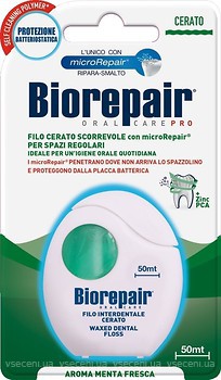 Фото Biorepair Зубная нить Waxed Dental Floss Ежедневная защита 50 м