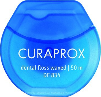 Фото Curaprox Зубна нитка Dental Floss Waxed DF 834 50 м