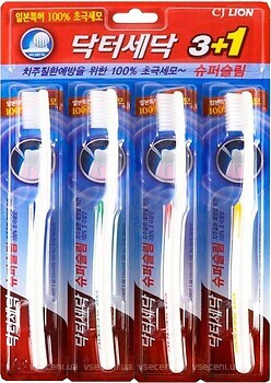 Фото LION Набір зубних щіток Dr.Sedoc Super Slim м'яка 4 шт.