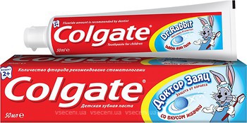 Фото Colgate Гелевая зубная паста Доктор Заяц со вкусом жвачки 50мл