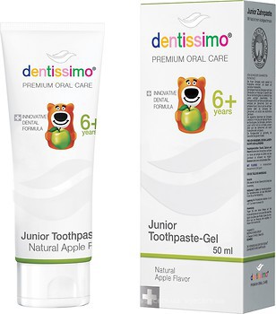 Фото Dentissimo Гелевая зубная паста Junior With Apple Aroma 50 мл