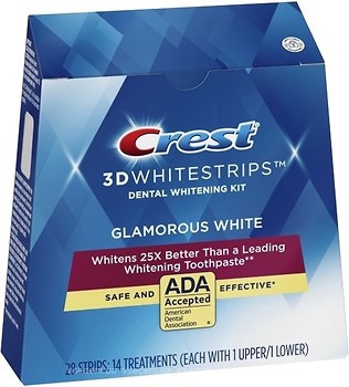 Фото Crest Відбілюючі смужки 3D Whitestrips Glamorous White 28 шт.