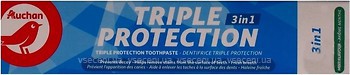 Фото Ашан Зубная паста Triple Protection 3in1 75 мл