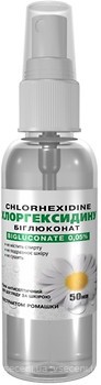 Фото Euro Plus тонік антисептичний для тіла Хлоргексидину біглюконат з екстрактом ромашки 50 мл