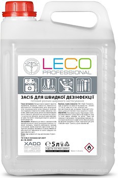 Фото LECO Professional засіб для швидкої дезінфекції 5 л (XL 40301)