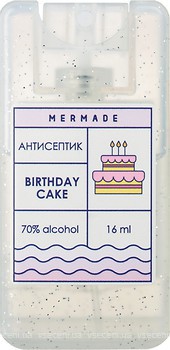 Фото Mermade антисептик для рук Birthday Cake 16 мл (MRA0011S)