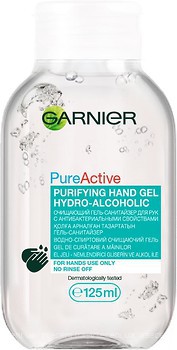 Фото Garnier Pure Active Hand Sanitiser Gel очищуючий гель-санітайзер для рук 125 мл