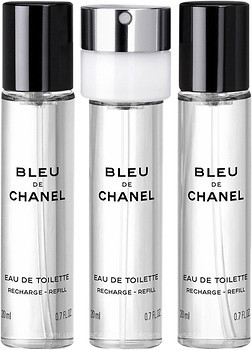 Фото Chanel Bleu de Chanel EDT 3x 20 мл (запасной флакон)