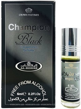 Фото Al-Rehab Champion Black Parfum 6 мл (ручка-ролер)