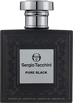 Фото Sergio Tacchini Pure Black 100 мл