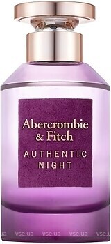 Фото Abercrombie Fitch Authentic Night woman 100 мл (тестер)