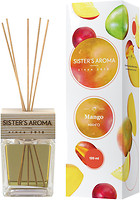 Фото Sister's Aroma аромадиффузор Reed Diffuser Mango Манго 120 мл