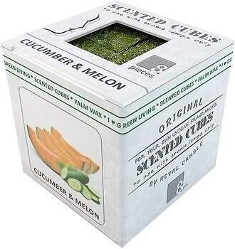 Фото Scented Cubes ароматичний віск Cucumber & Melone Диня і огірок 8 шт