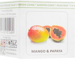Фото Scented Cubes ароматический воск Mango & papaya Манго и папайя 8 шт