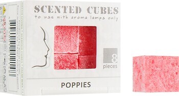 Фото Scented Cubes ароматичний віск Poppies Мак 8 шт