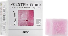 Фото Scented Cubes ароматичний віск Rose Троянда 8 шт