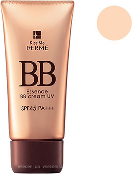 Фото Isehan Kiss Me Ferme Essence BB Cream UV SPF45 SPF45 PA +++ №01 Світло-бежевий