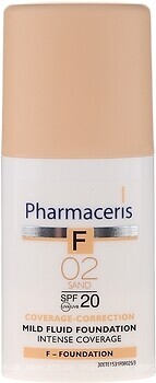 Фото Pharmaceris F Intense Coverage Mild Fluid Foundation SPF20 №02 Sand