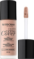 Фото Deborah 24Ore Extra Cover 2in1 Foundation And Concealer 01 Fair