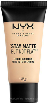 Фото NYX Professional Makeup Stay Matte But Not Flat Liquid Foundation 01 Ivory