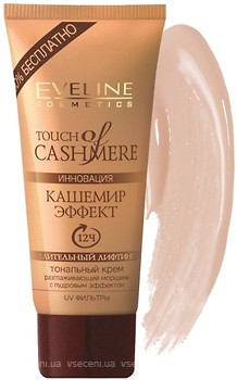 Фото Eveline Cosmetics Touch of Cashmere Кашемир эффект Слоновая кость