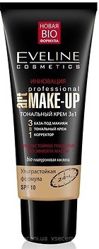 Фото Eveline Cosmetics Art Professional Make Up SPF10 Ультрастойкій 3 в 1 Натуральний