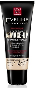 Фото Eveline Cosmetics Art Professional Make Up SPF10 Ультрастойкій 3 в 1 Пастельний