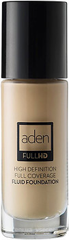 Фото Aden Full HD Fluid Foundation 02 Ivory