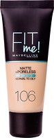 Фото Maybelline Fit Me Matte and Poreless Foundation №106 Peach Beige