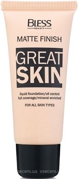 Фото Bless Great Skin Matte Finish №01 Light Beige