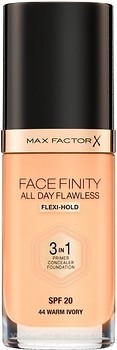 Фото Max Factor Facefinity All Day Flawless 3-in-1 Foundation SPF20 №44 Warm Ivory