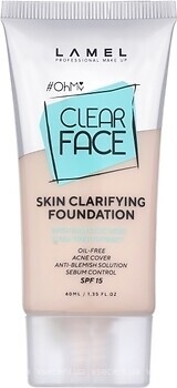 Фото Lamel Professional Oh My Clear Face Skin Clarifying Foundation №402