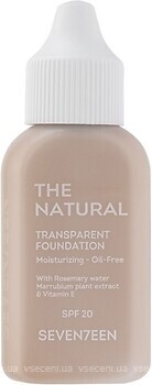 Фото Seventeen The Natural Transparent Foundation SPF20 №03