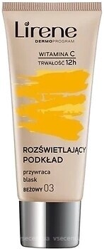 Фото Lirene Brightening Foundation №03 Бежевый