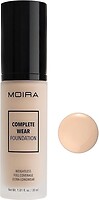 Фото Moira Complete Wear Foundation №100 Light Ivory