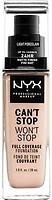 Фото NYX Professional Makeup Can't Stop Won't Stop 24h Full Coverage Foundation №1.3 Light Porcelain