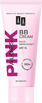 Фото AA Cosmetics Aloes Pink BB Cream SPF15 №02 Medium