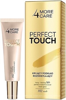 Фото More4Care Perfect Touch Covering Illuminating Foundation №102 Nude